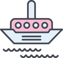 Steamship Vector Icon