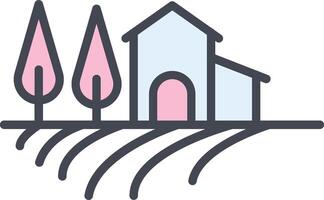 Farm House Vector Icon