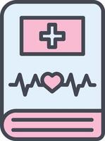 Medical Book Vector Icon