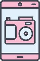 icono de vector de camara