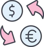 Currency Exchange Vector Icon