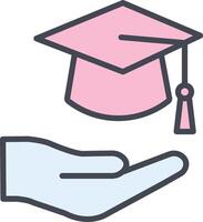 Graduation Hat Vector Icon