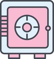 Safe Box Vector Icon