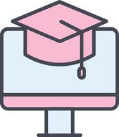 Online Education Vector Icon