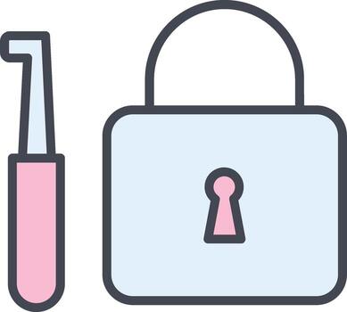 Lockpick Vector Icon
