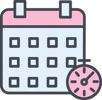 Timetable Vector Icon