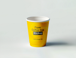 Paper cup mockup psd