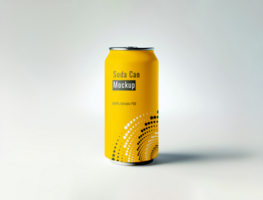 soda can mockup psd