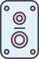 icono de vector de altavoz