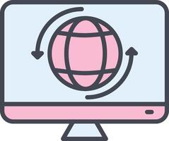 Worldwide Vector Icon