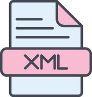 XML Vector Icon