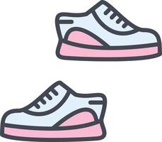 icono de vector de zapatillas