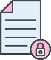 Private Document Vector Icon