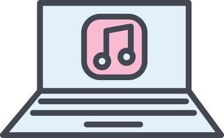 Play Music Vector Icon