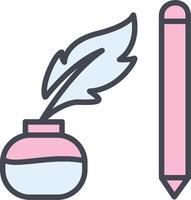 Writing Equipment Vector Icon