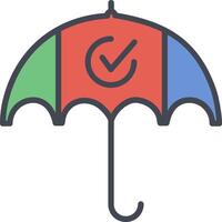 Umbrella Vector Icon