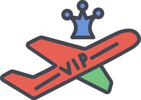 icono de vector de pasajero vip