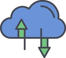 Cloud Storage Vector Icon