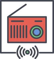 Radio Vector Icon