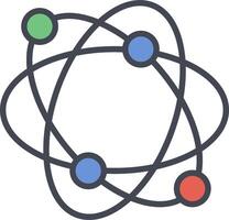 Atomic Structure Vector Icon