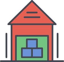 Warehouse Vector Icon