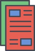 Newspaper Vector Icon