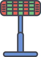Infrared Heater Vector Icon