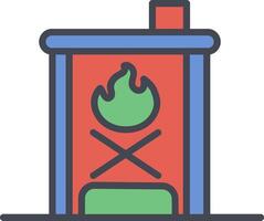 Furnace Vector Icon