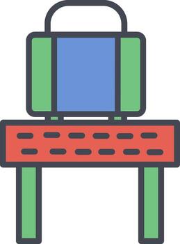Checking Bag Vector Icon