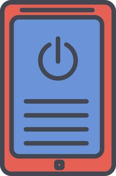 Shutdown Button Vector Icon