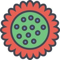 icono de vector de girasol