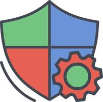 Shield Settings Vector Icon