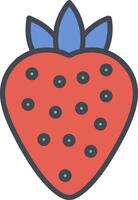 Strawberry Vector Icon