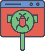 Web Bug Vector Icon