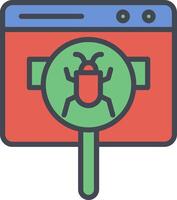 Web Bug Vector Icon