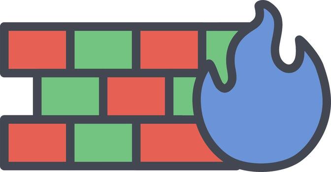 Firewall Vector Icon