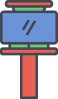 Billboard Vector Icon