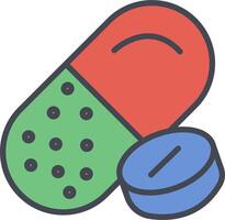 Pills Vector Icon