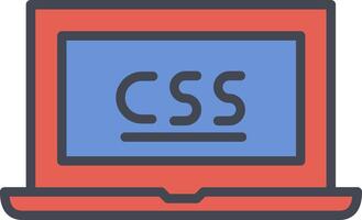 CSS Laptop Vector Icon