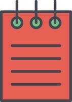 Notepad Vector Icon