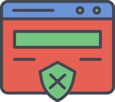 Unprotected Website Vector Icon