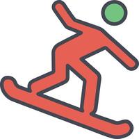 Snowboard Vector Icon