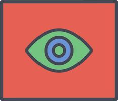 Eye Scan Vector Icon