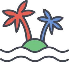 Island Vector Icon