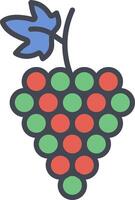 Grapes Vector Icon