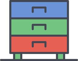 Drawers Vector Icon