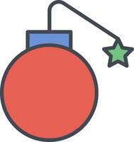 Exploding Cannon Ball Vector Icon