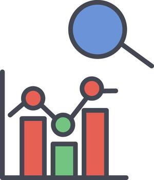icono de vector de analítica
