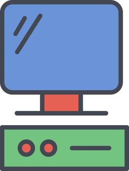Computer Vector Icon