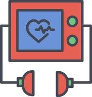 Defibrillator Vector Icon